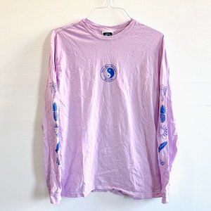 T&C Surf Designs Pink Purple LS T-Shirt - Large